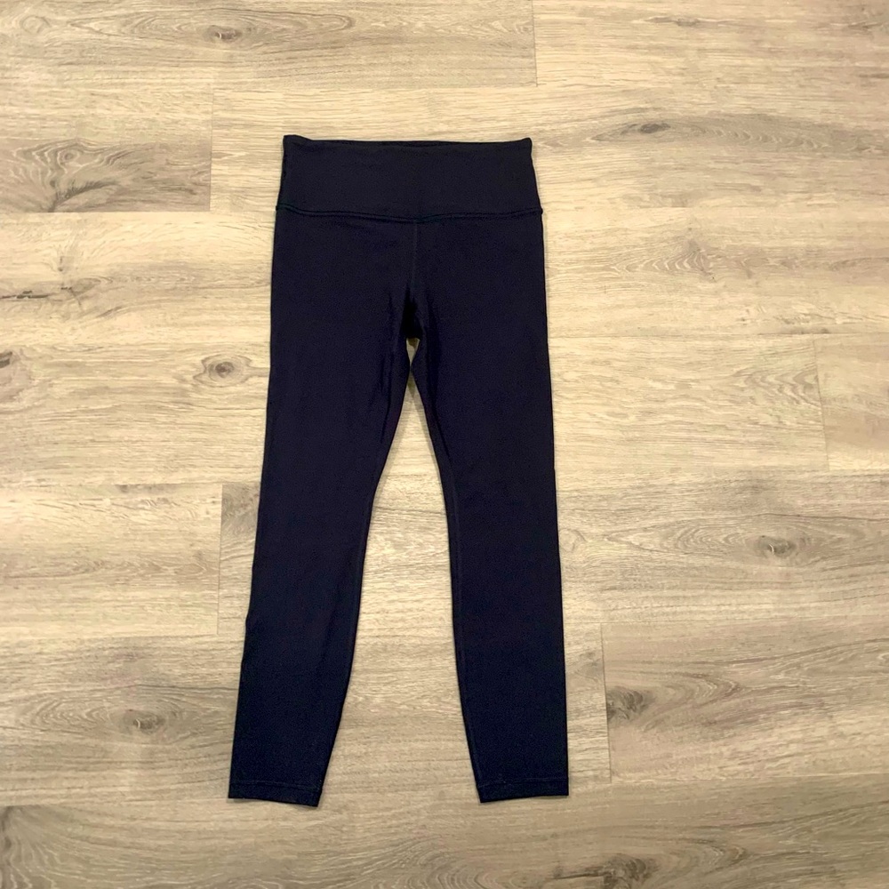 navy athleta 7/8 leggings- never been worn
